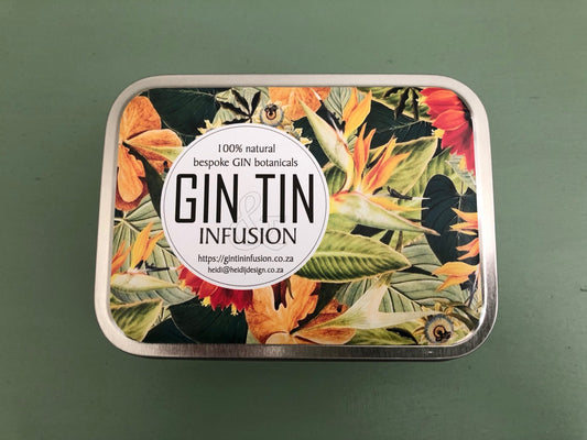 Gin Tin Bold Floral Design